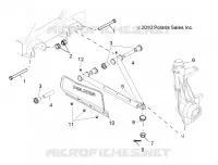 SUSPENSION, A-ARM and STREBE MOUNTING