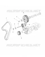 MOTOR, TIMING PULLEY, TIMING BELT, JOCKEY PULLEY