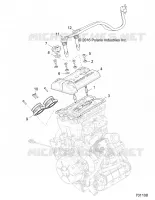 ENGINE, THROTTLE BODY AND VENTILDECKEL