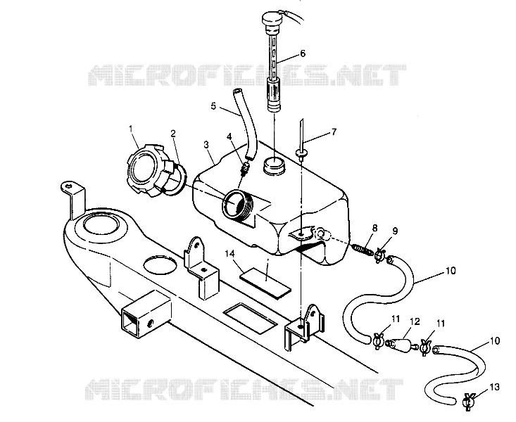 ÖLTANK ASSEMBLY  2X4 300 W957530 (4930053005A013)