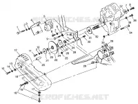 GETRIEBEGEHÄUSE/BREMSE AND KETTEN ??COVER MOUNTING SCRAMBLER W967840 (4935823582C003)