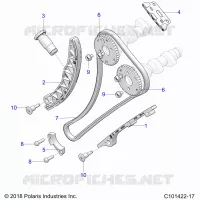 CAM CHAIN AND SPROCKET