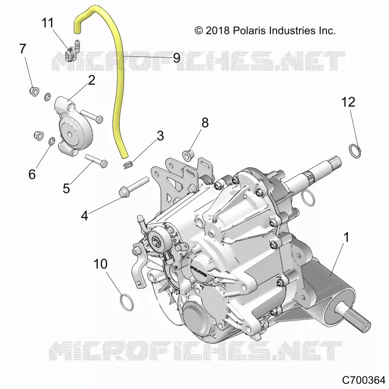 DRIVE TRAIN, MAIN GEARCASE MOUNTING