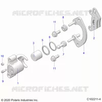 BRAKES, BREMSZANGE HINTEN