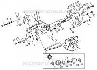 GETRIEBEGEHÄUSE/BREMSE AND KETTEN ??COVER MOUNTING XPLORER 300 W98CC28C (4945264526C006)