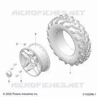RADS, FRONT TIRE
