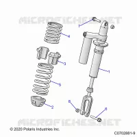 SUSPENSION, FRONT SHOCK MOUNTING