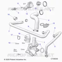 MOTOR, WATERPUMP AND BYPASS