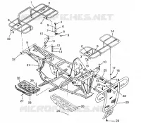 BUMPER / GEPÄCHTRÄGER MOUNTING MAGNUM 2X4 W957544 (4926852685A008)