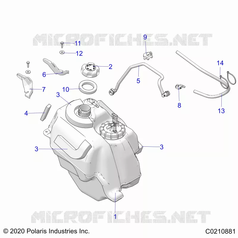 KRAFTSTOFFSYSTEM, FUEL TANK ASM.