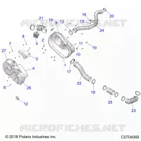 ANTRIEB, CLUTCH COVER AND DUCTING