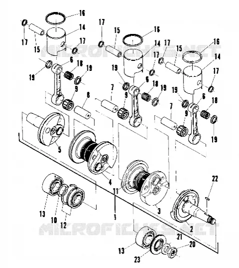 PISTON AND KURBELWELLE (600 AND 600 LE) (4910941094036A)