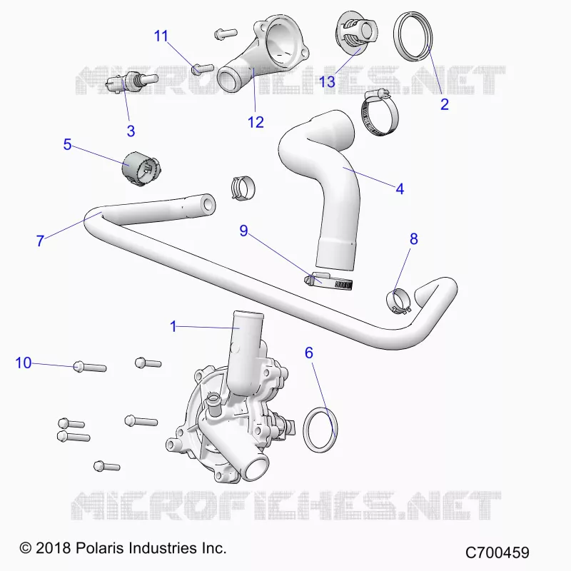 MOTOR, WATERPUMP AND BYPASS