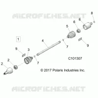 ANTRIEB, DRIVE SHAFT, FRONT