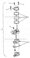 BENZINPUMPE SPORTSMAN 500 W969244 and SWEDISH SPORTSMAN 500 S969244 (4936093609D006)