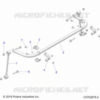 SUSPENSION, REAR STABILISATORSTANGE