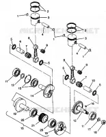 KOLBEN   KURBELWELLE WIDETRAK GT 0942061 (49261126110031)