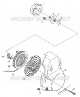 RÜCKZUG ANLASSER 500 RMK 0982964 and EUROPEAN 500 RMK E982964 (4942634263D002)