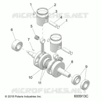 ENGINE, PISTON AND KURBELWELLE
