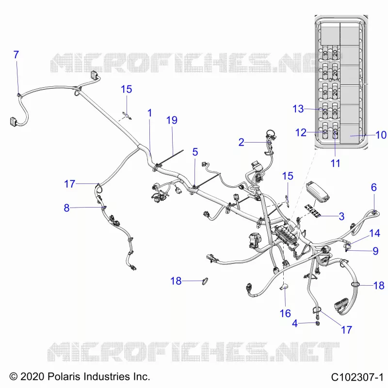 ELEKTRIC, MAIN WIRE HARNESS
