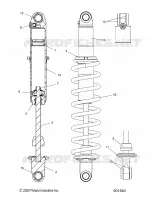 SUSPENSION, FEDER TRACK, MONOTUBE, 7045533
