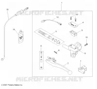 MOTOR, KUPPLUNGSHEBEL AND MASTER CYLINDER