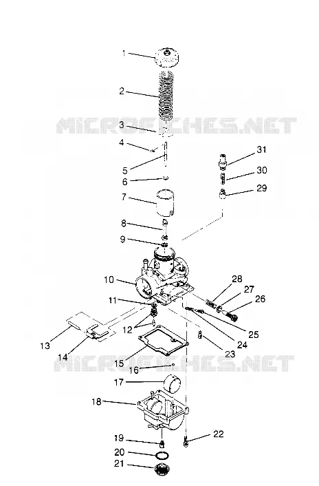 VERGASER SPORTSMAN 4X4 W958040 (4930403040D004)