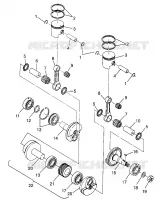 KOLBEN   KURBELWELLE 440 LC 0972760 (4938353835C007)