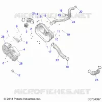 ANTRIEB, CLUTCH COVER AND DUCTING