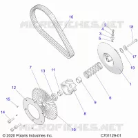 ANTRIEB, SECONDARY CLUTCH/BELT