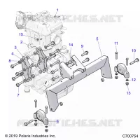 ENGINE, MOTORAUFHÃ„NGUNG