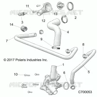 MOTOR, WATERPUMP AND BYPASS