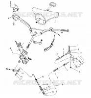 Lenkung SL 750 B954070 (4930523052A014)