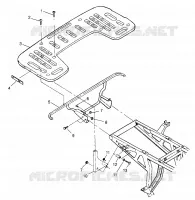 HINTER RACK MOUNTING XPRESS 300 W969530 and XPRESS 400 W969540 (4935923592A008)