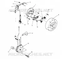 MAGNETO ASSEMBLY 440 0952760, 440 SKS 0952560,  AND EUROPEAN 440 SKS E95256 (4929032903C014)