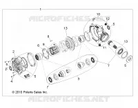 ANTRIEB, FRONT GETRIEBEGEHÄUSE INTERNALS 1332842