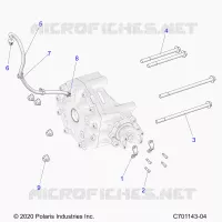 ANTRIEB, GEARCASE, REAR, MOUNTING