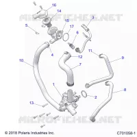 MOTOR, WATERPUMP AND BYPASS