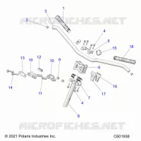 UPPER LENKEN &amp; HANDLEBAR ASM.