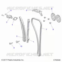 CAM CHAIN AND TENSIONER