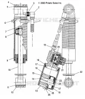 FRONT TRACK SCHOCK (PRO X)