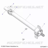 ANTRIEB, PROP SHAFT,MID, BEARING