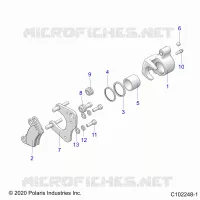 BRAKES, BRAKE BREMSZANGE VORNE