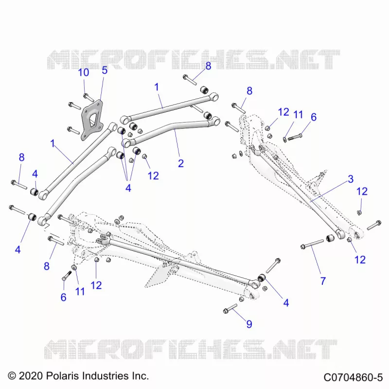 HINTERRADAUFHÃ„NGUNG TRAILING ARMS MOUNTING