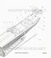 CHASSIS, REAR, MISC. COVERS AND SNOWFLAP