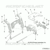 CHASSIS, MOUNTING, FRONT GETRIEBEGEHÃ„USE