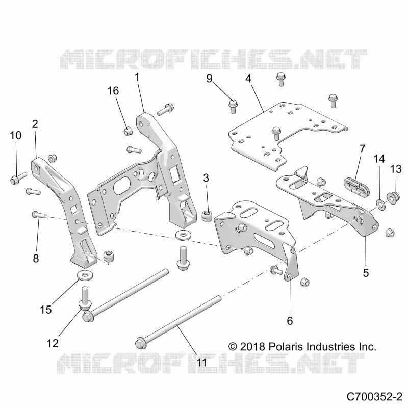 CHASSIS, MOUNTING, FRONT GETRIEBEGEHÃ„USE