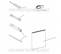 TOOL KIT ULTRA SKS 0960578, EURO ULTRA SKS E960578, AND  ULTRA RMK 0960978 (4931683168D004)