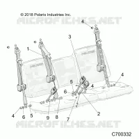 SITZ BELT AND MOUNTING
