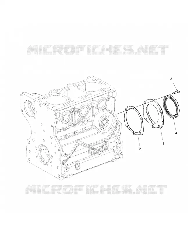 MOTOR, KURBELWELLE OIL SEAL FLANGE